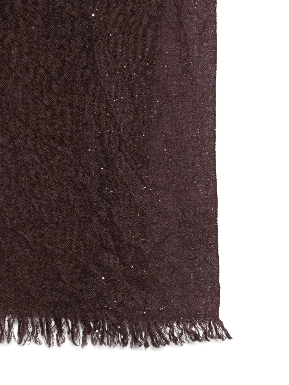 Faliero Sarti Virgin Wool Blend Scarf In Red