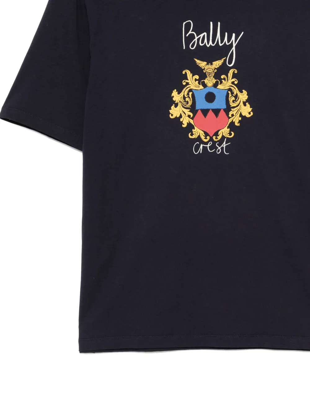 Bally Crest T-shirt Blauw