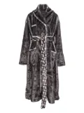 Barbara Bologna faux-fur belted coat - Grey