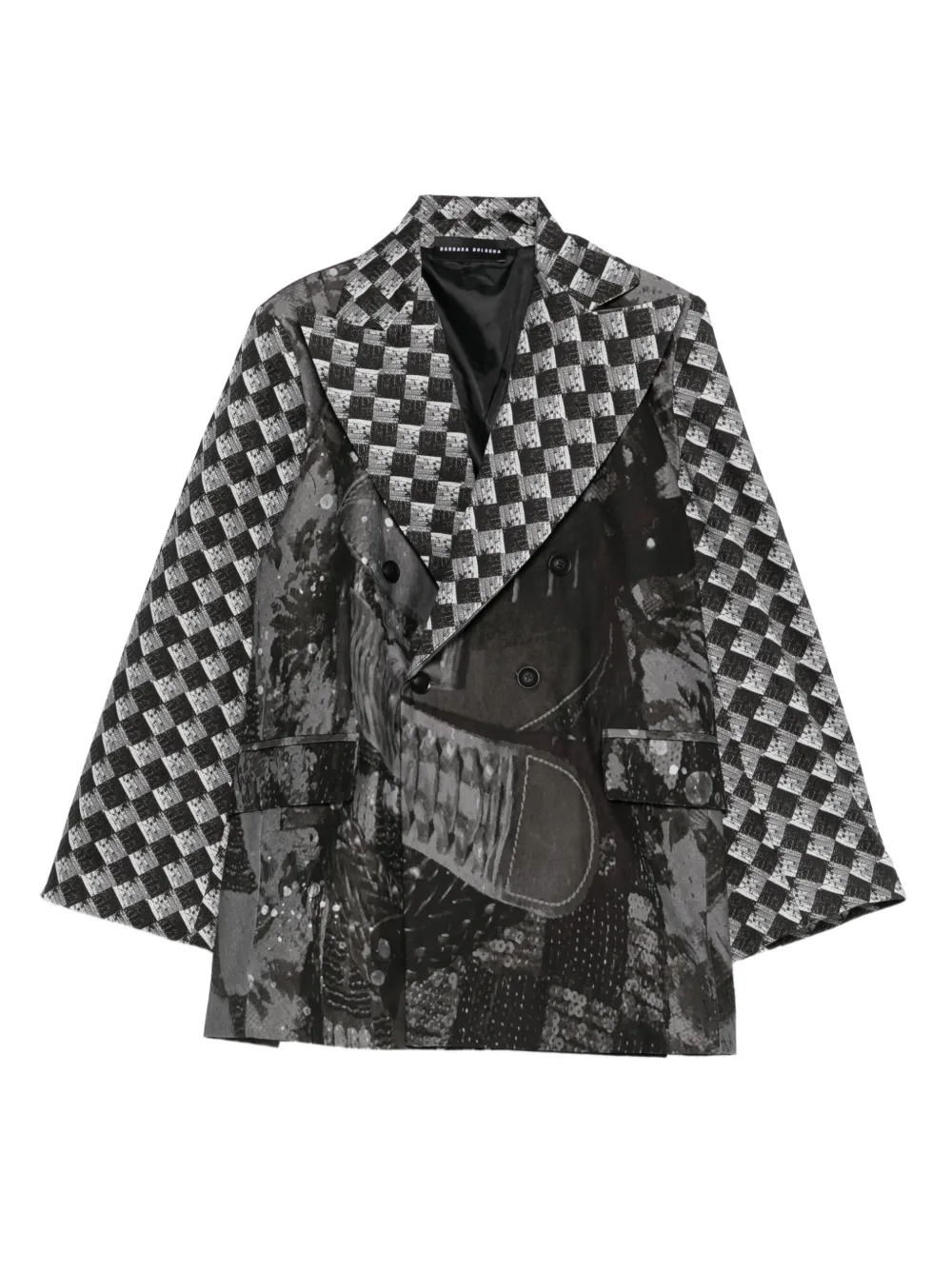 Barbara Bologna abstract-print blazer | Black | Image 1