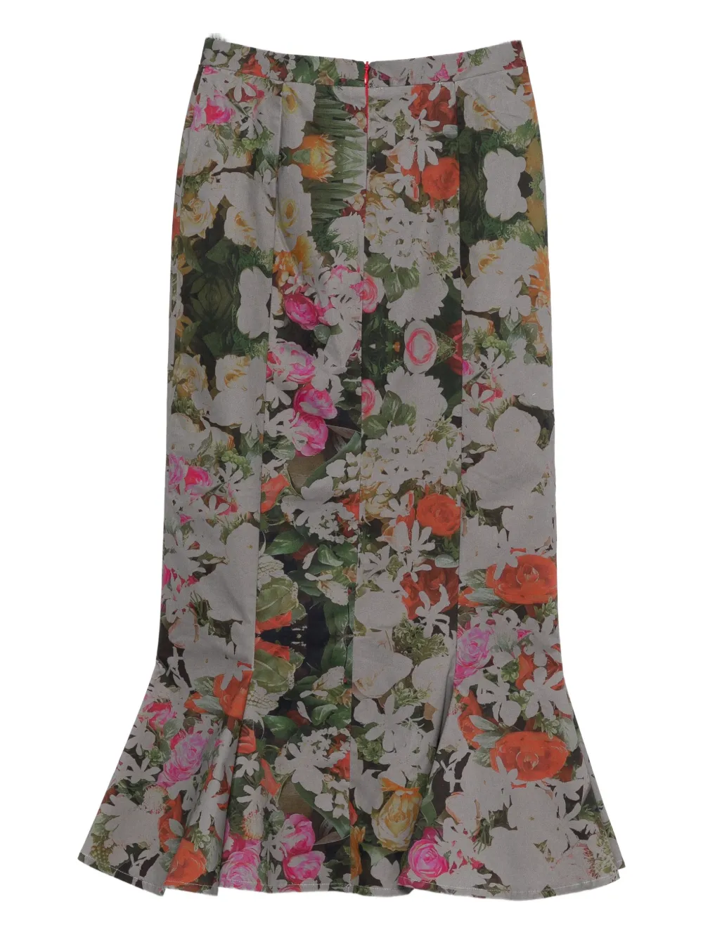 Barbara Bologna Midi-rok met bloemenprint - Groen
