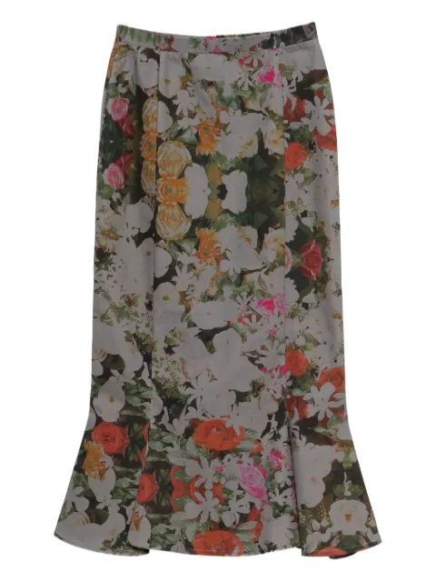 Barbara Bologna floral-pattern midi skirt