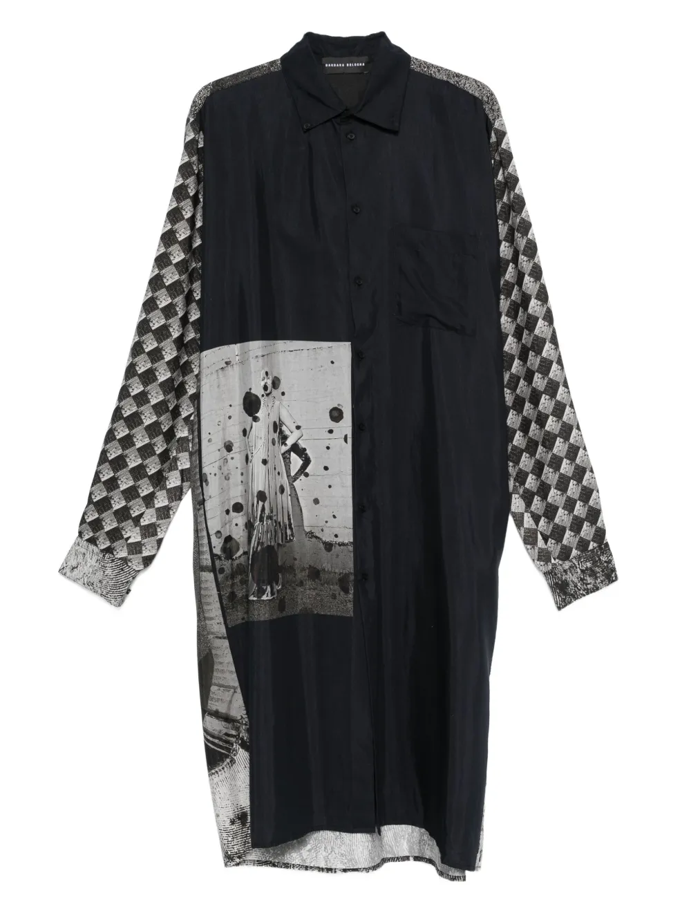 Barbara Bologna geometric-print shirt | Black | Image 1