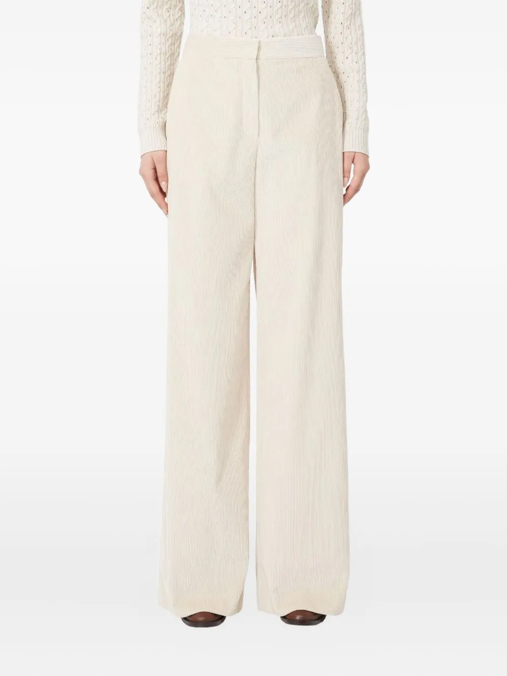 Max Mara FARETRA corduroy trousers - ニュートラル Max Mara FARETRA corduroy trousers - ニュートラル