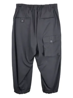 パンツ Yohji Yamamoto 23aw DROP CROTCH PANTS Yohji Yamamoto collections Printed Silk Dropped Crotch Pants