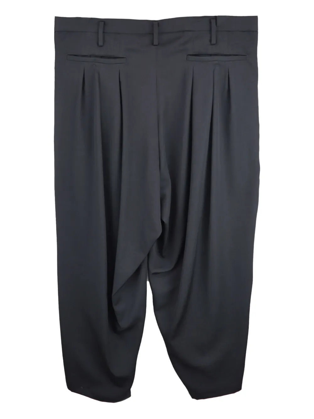 Yohji Yamamoto Wollen plooibroek - Grijs