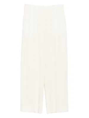 TOTEME モノグラム クロシェパンツ | ホワイト | FARFETCH JP