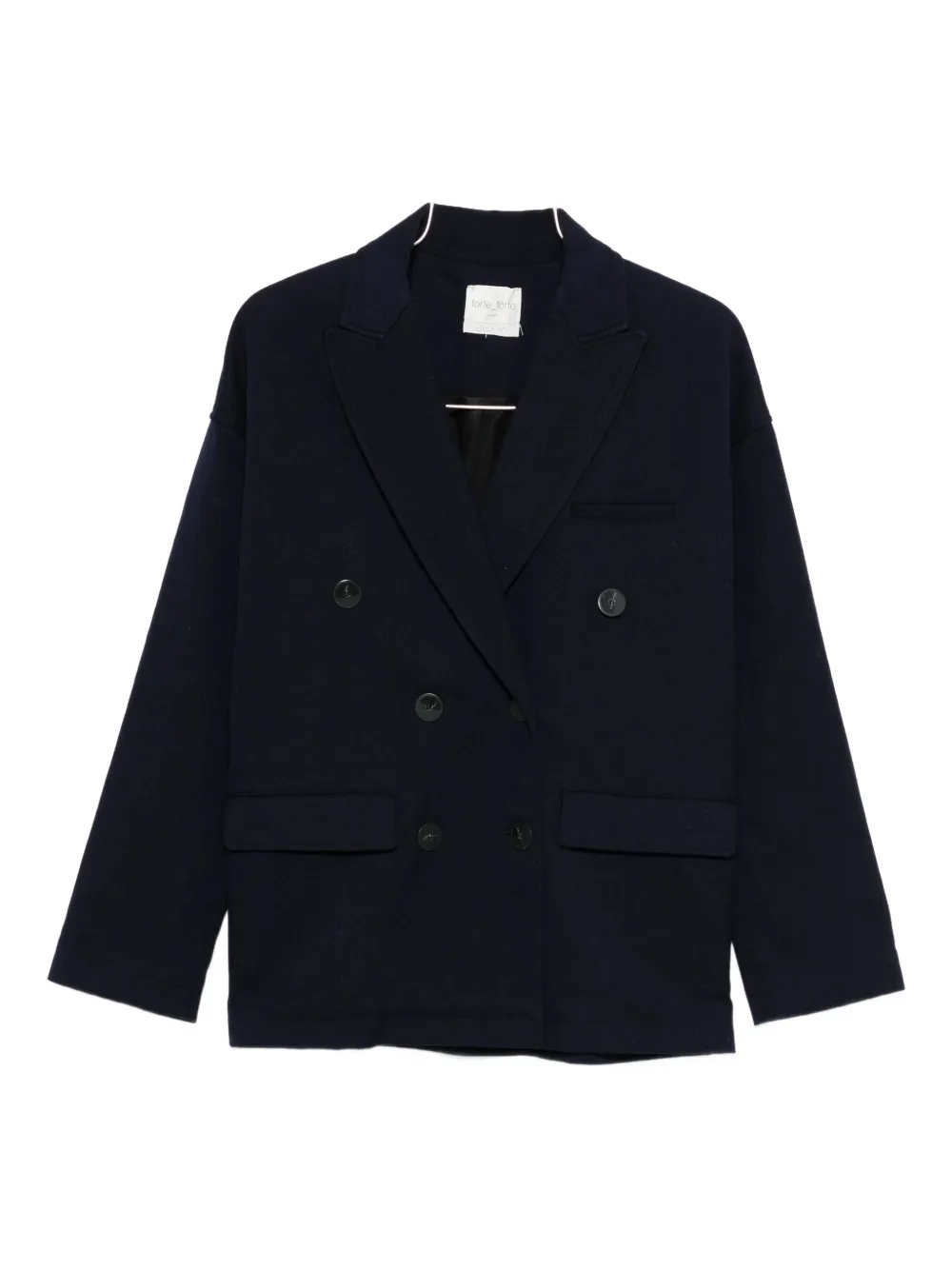 Forte Forte Women Double-breasted Jacket In Blue