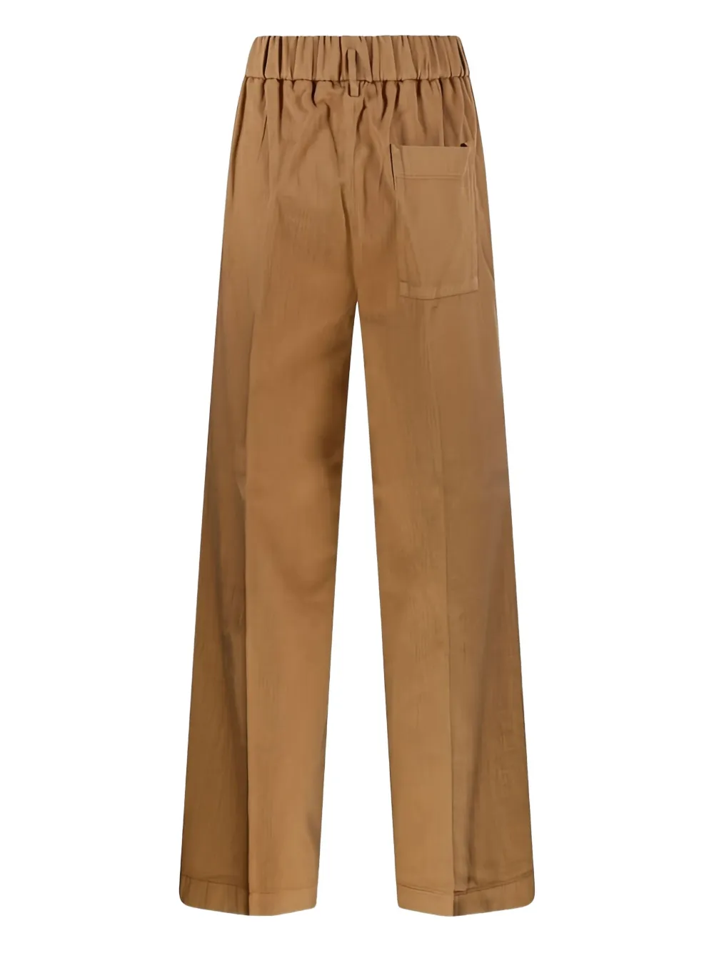 Forte Forte elasticated gathered trousers - Bruin
