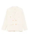 Forte Forte double-breasted blazer - Neutrals