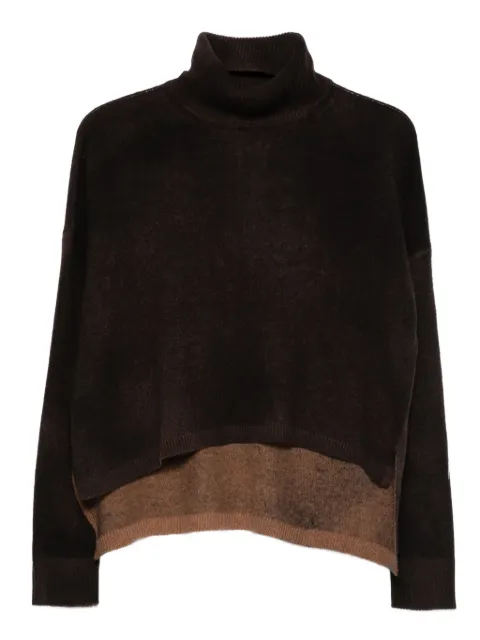 base turtleneck layered sweater