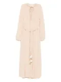 Forte Forte tassel-belt dress - Neutrals