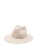 Forte Forte embellished wool-felt hat - Neutrals