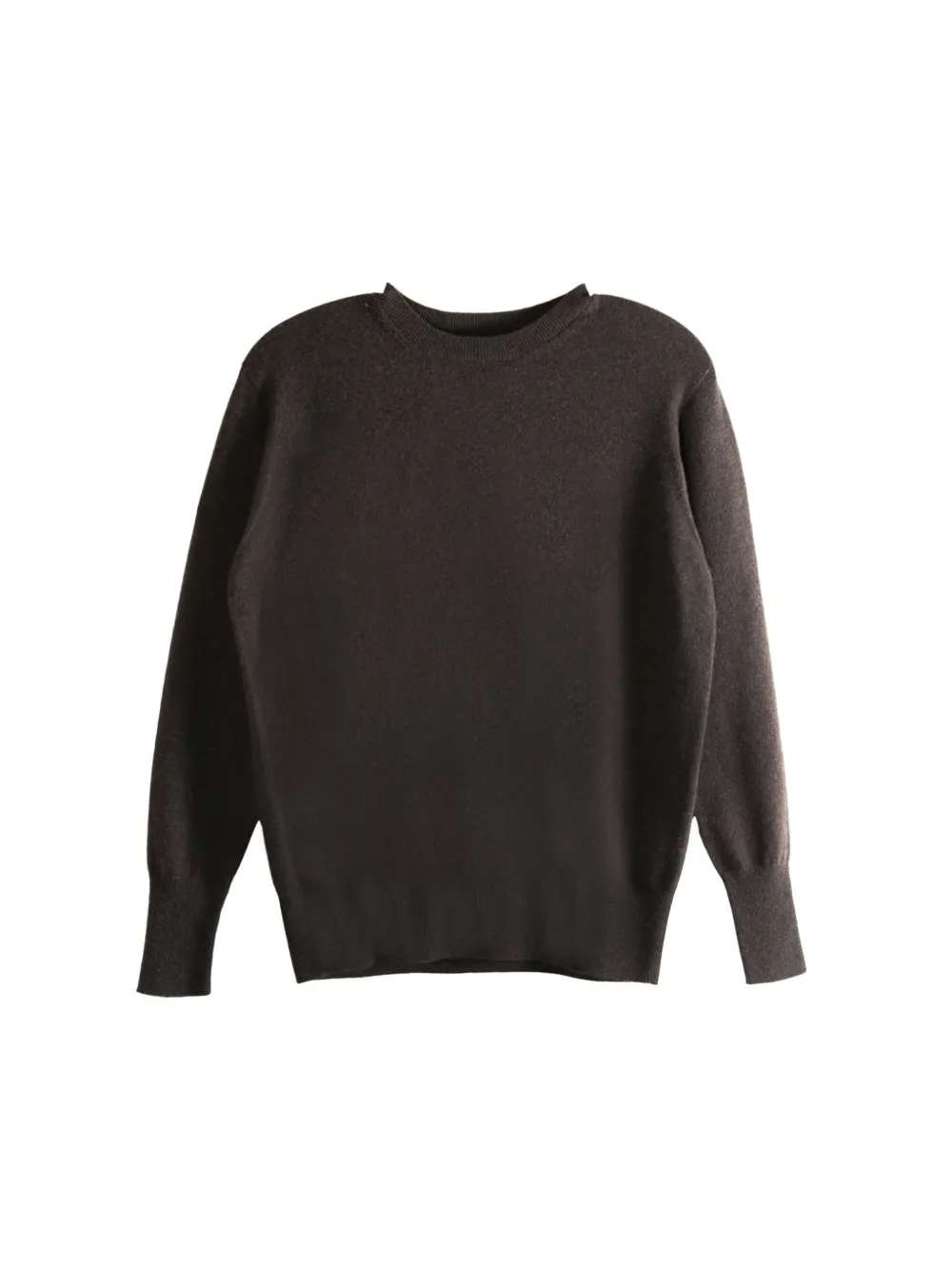 The Row Round-neck Jumper In Brown