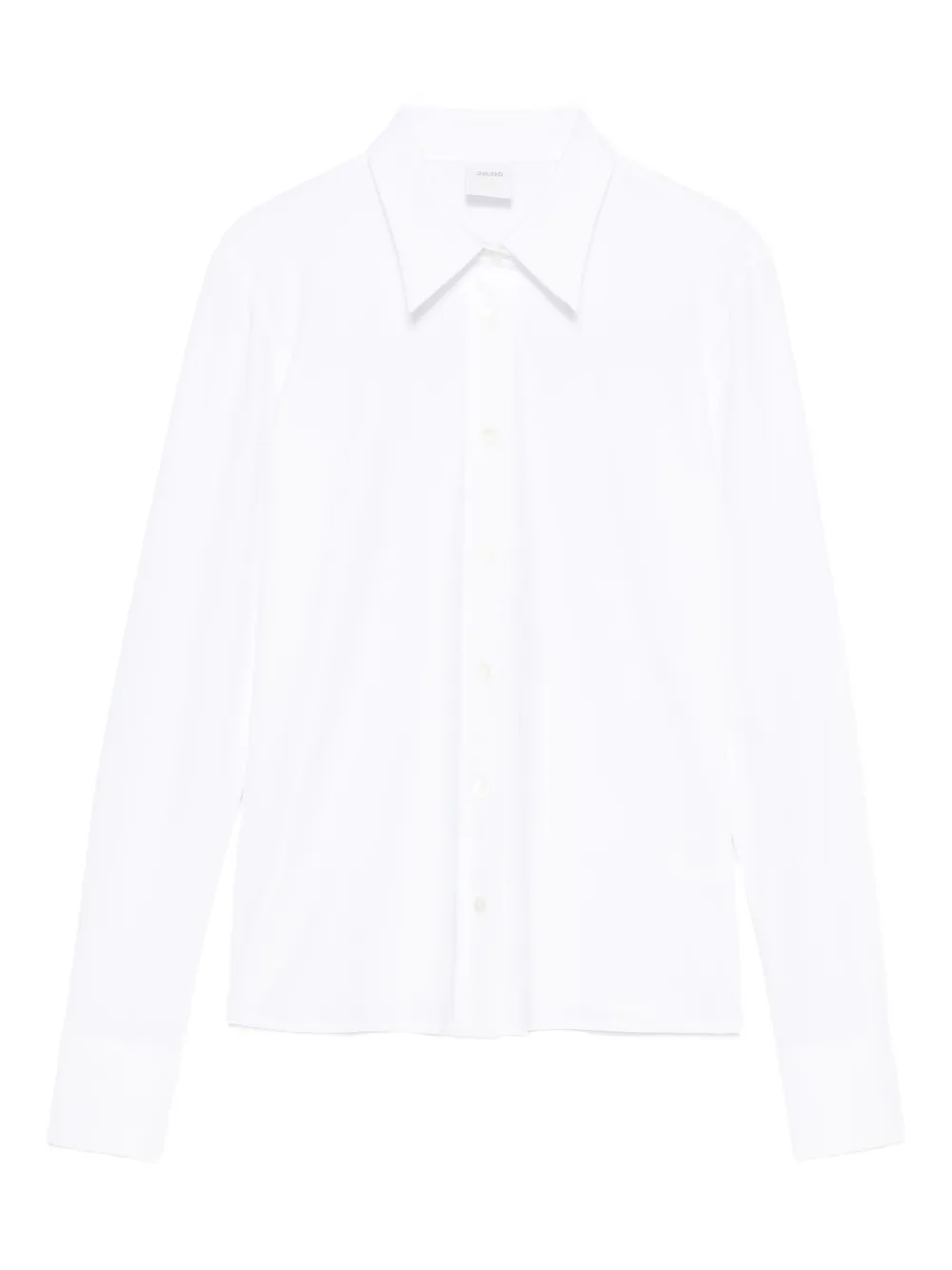 Caliban long-sleeve button-down shirt - Weiß