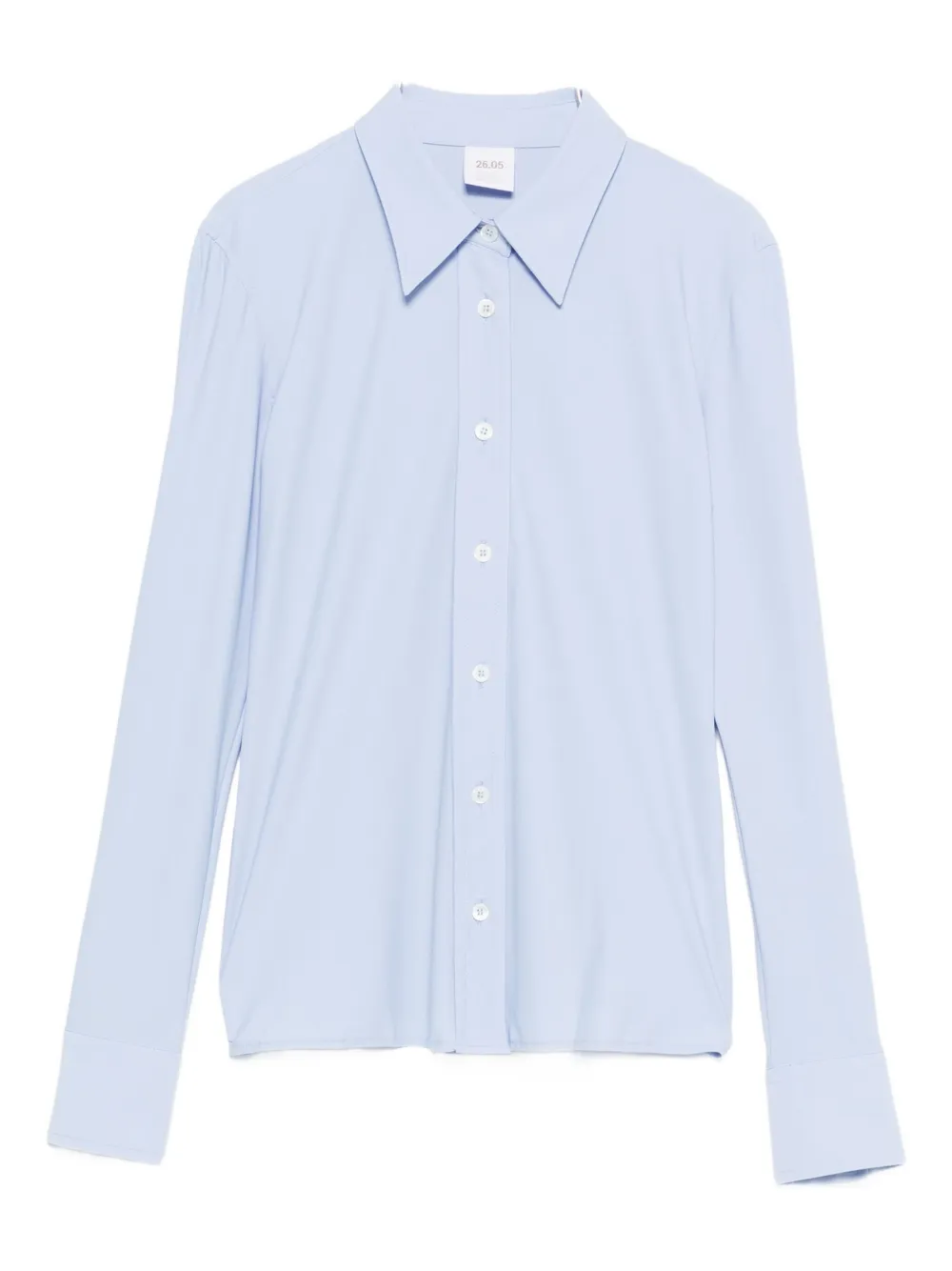 Caliban button-front long-sleeve shirt | Blue | Image 1