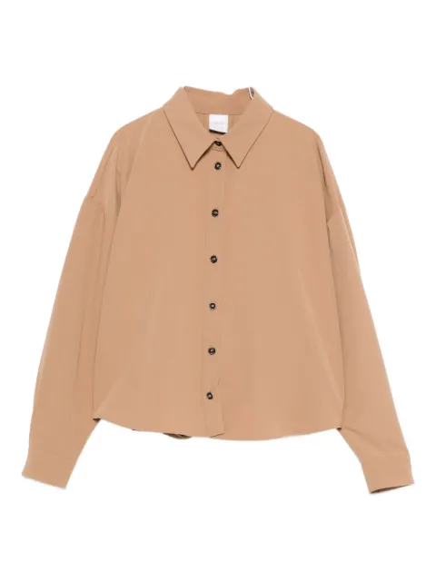 Caliban button-front collared shirt