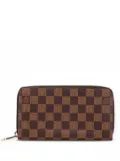 Louis Vuitton Pre-Owned 2011 Damier Ebene Zippy Wallet long wallets - Brown