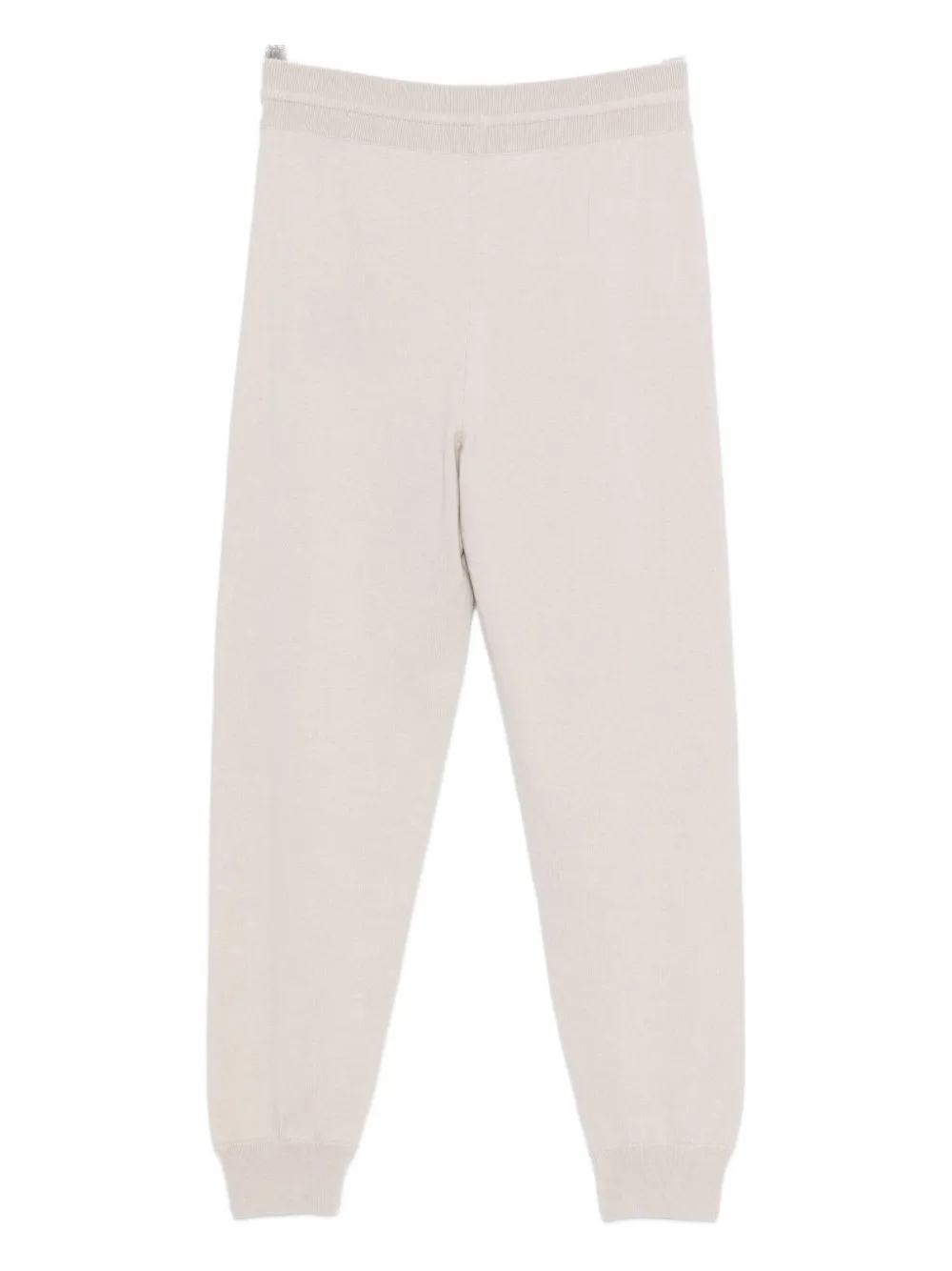 Agnona drawstring-cuffed trousers - Beige