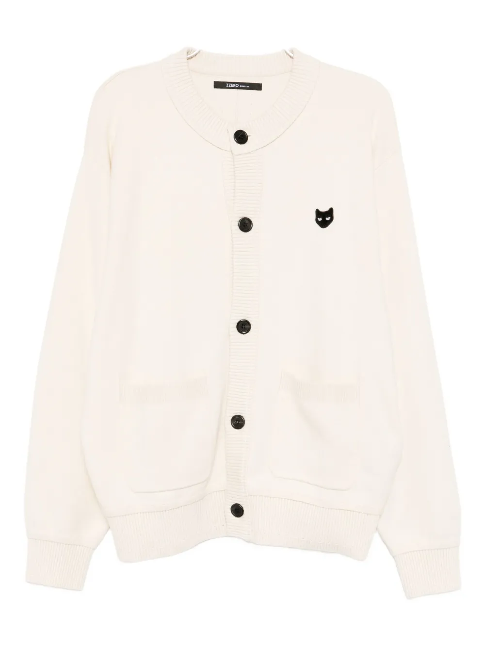 SONGZIO Cardigan con logo - Toni neutri