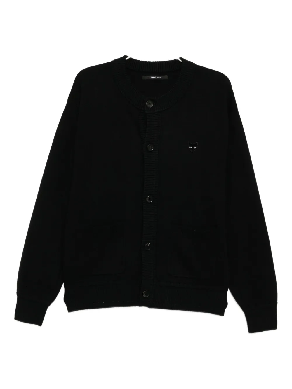 SONGZIO Cardigan con ricamo - Nero