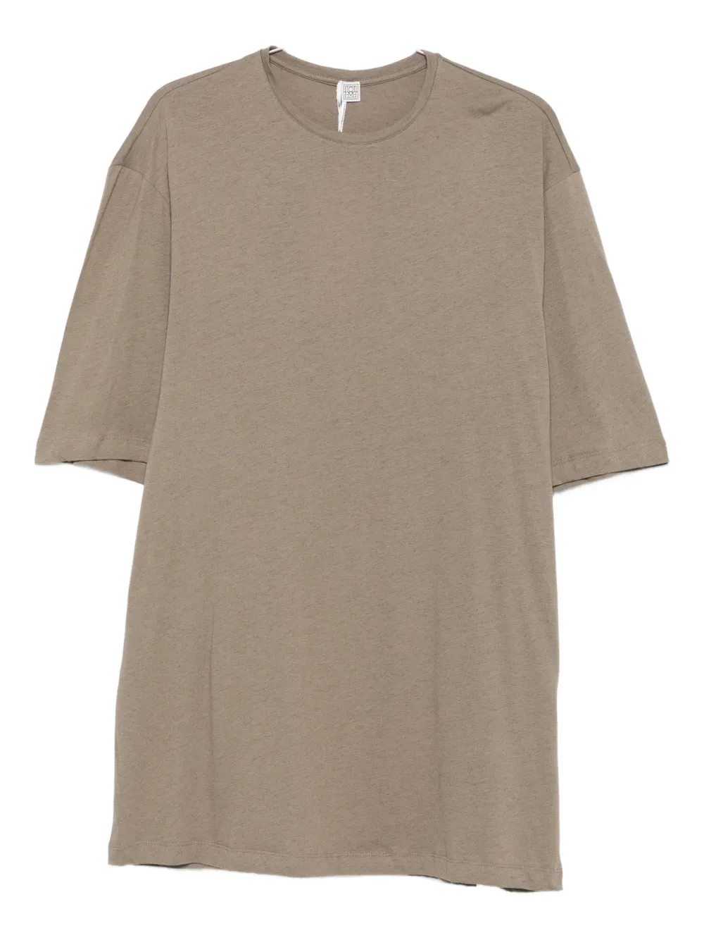 Totême Short-sleeve T-shirt Dress In Neutral