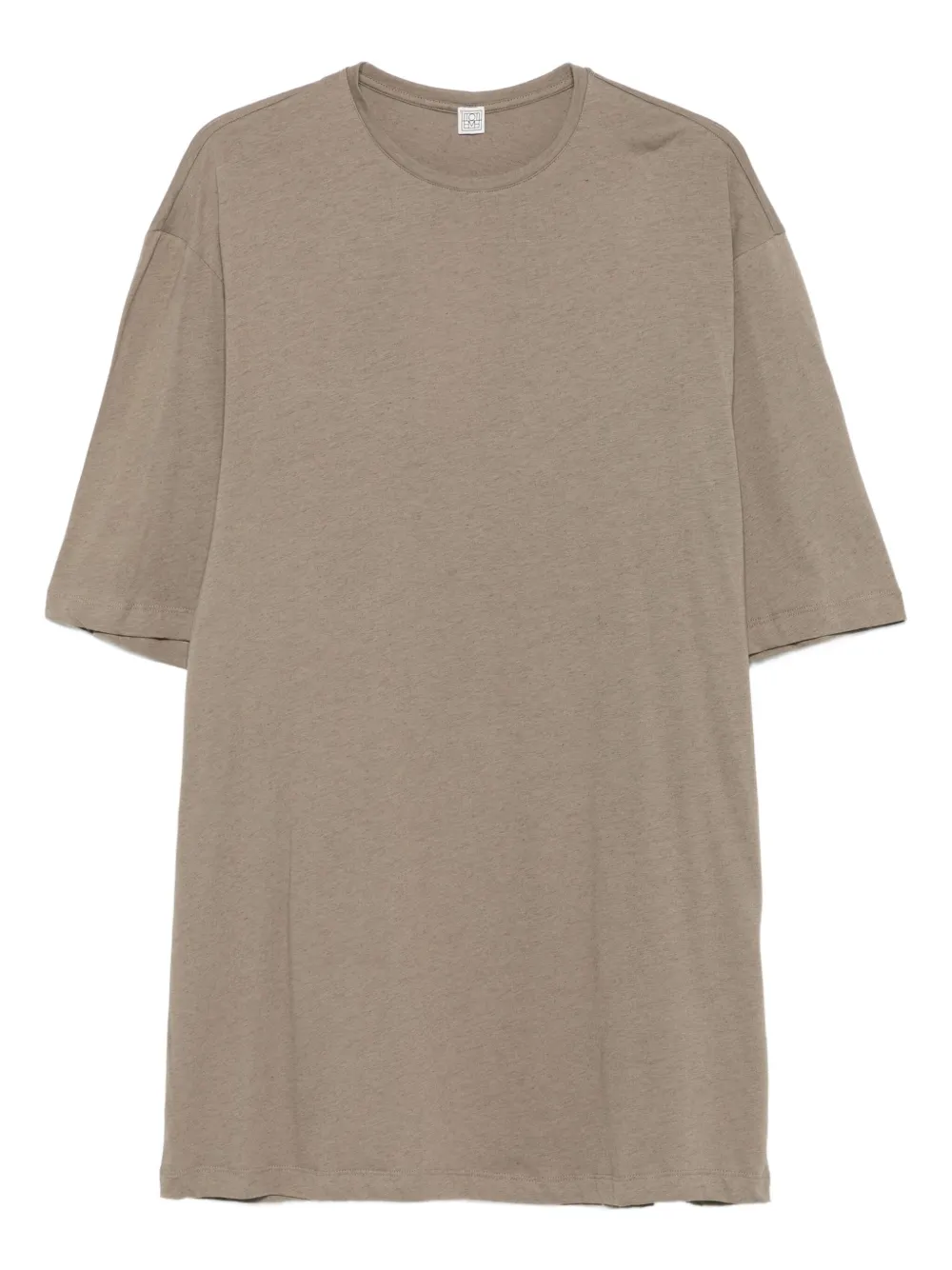 TOTEME short-sleeve T-shirt dress | Neutrals | Image 1
