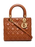 Christian Dior Pre-Owned 1990s-2010s Small Lady Dior two-way handbag - Brown