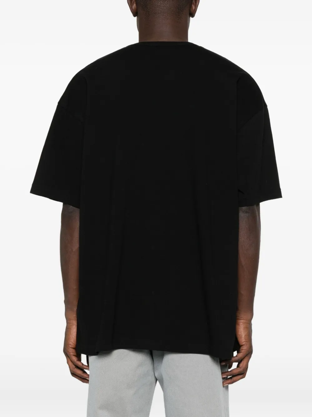 Black Comme Des Garçons Printed T-shirt In Black
