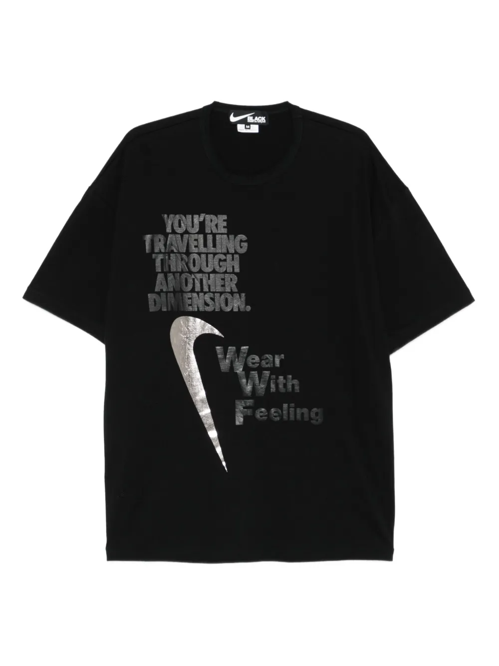 Black Comme Des Garçons playera estampada | negro | Image 1