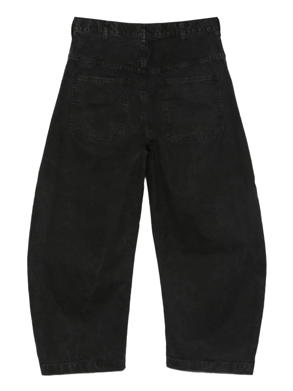 Comme des Garçons Homme Broek met ballon pijpen - Zwart