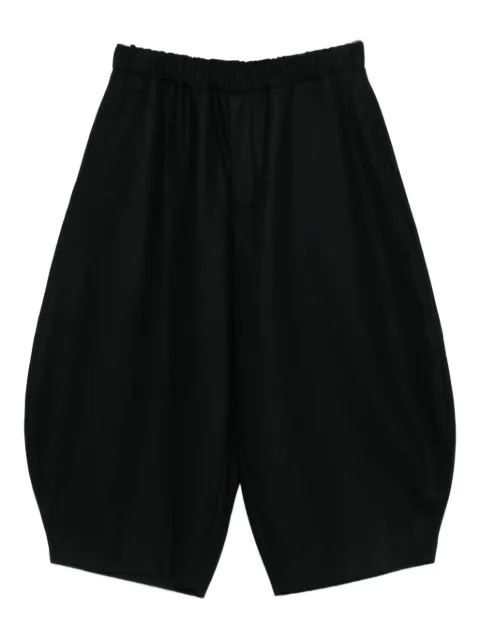 Black Comme Des Garçons elasticated trousers