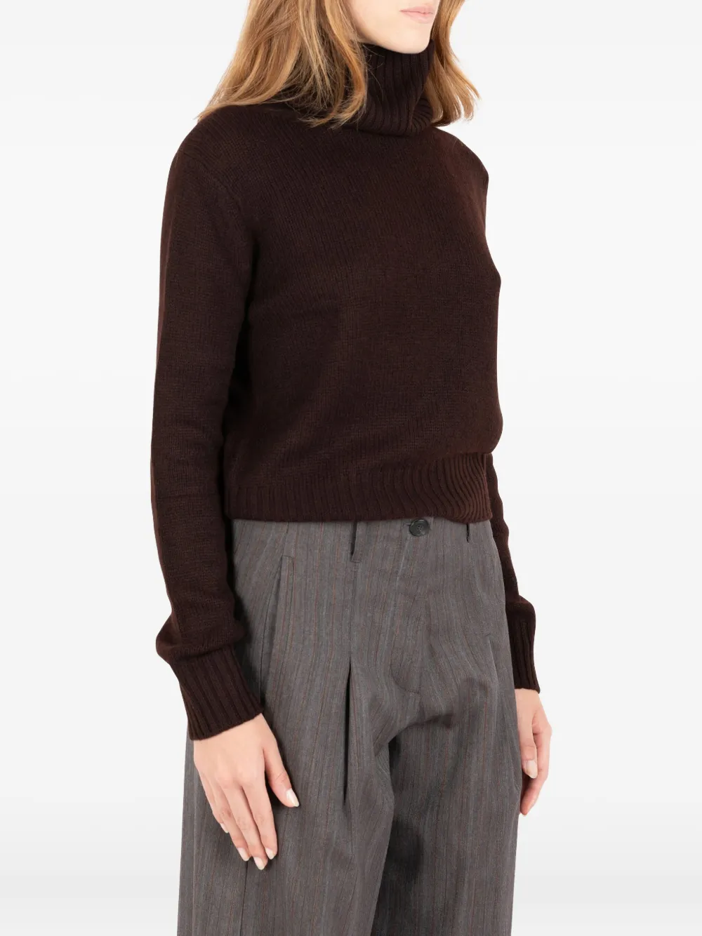 Société Anonyme Reese Roll-neck Sweater In Brown