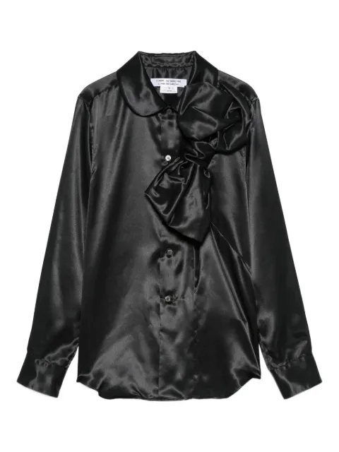 Comme Des Garçons Comme Des Garçons camisa de satén manga larga