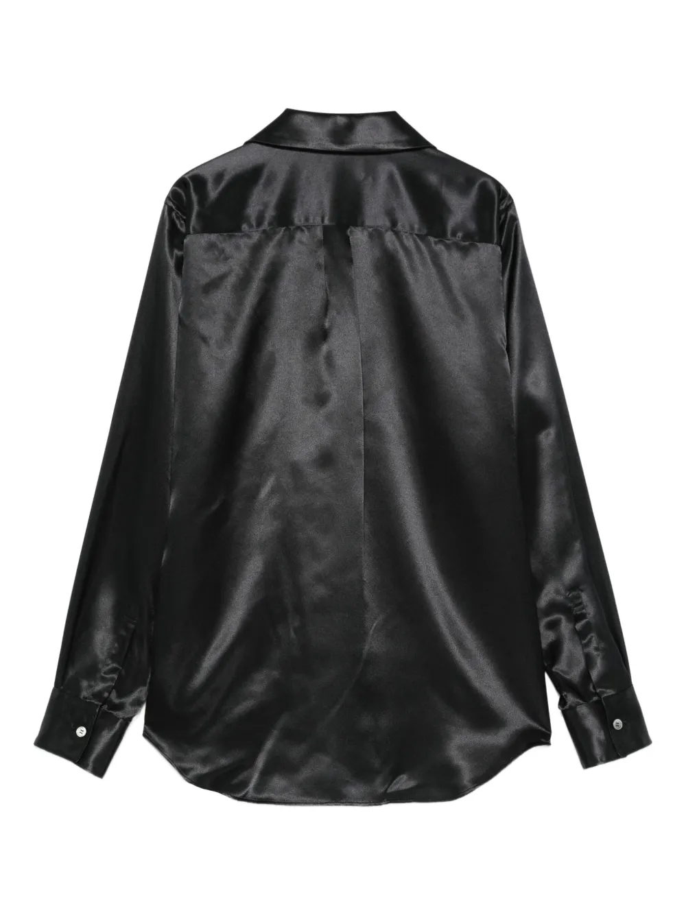 Comme Des Garçons Comme Des Garçons satin shirt - Zwart