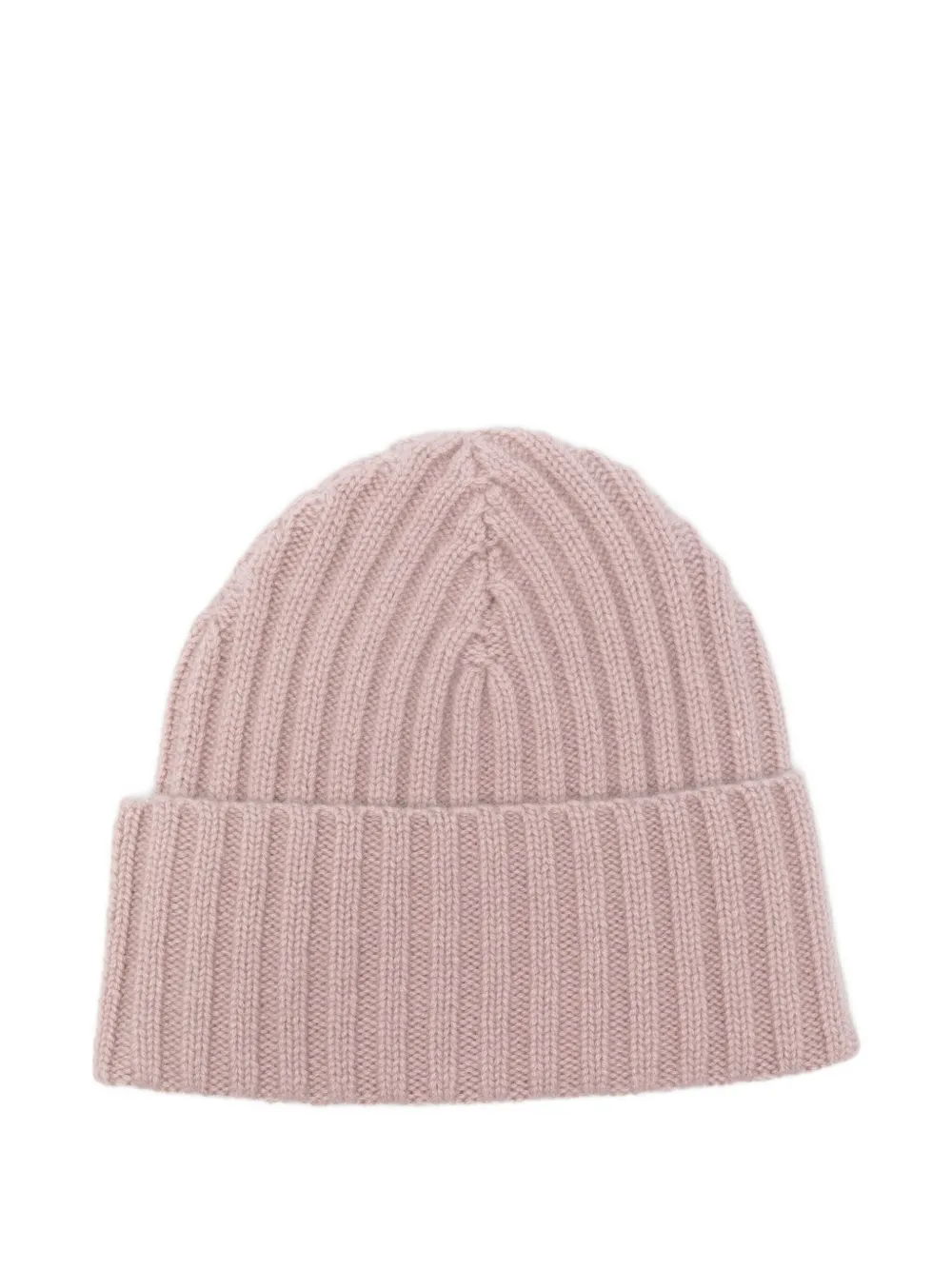 Liska ribbed cashmere beanie hat | Pink | Image 1