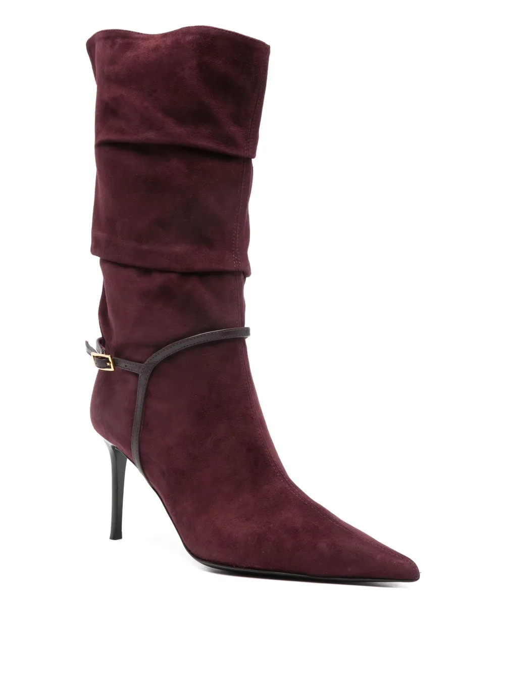 Giuseppe Zanotti 85mm Suede Boots In Red