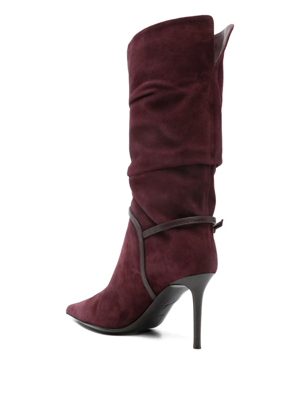 Giuseppe Zanotti 85mm Suede Boots In Red