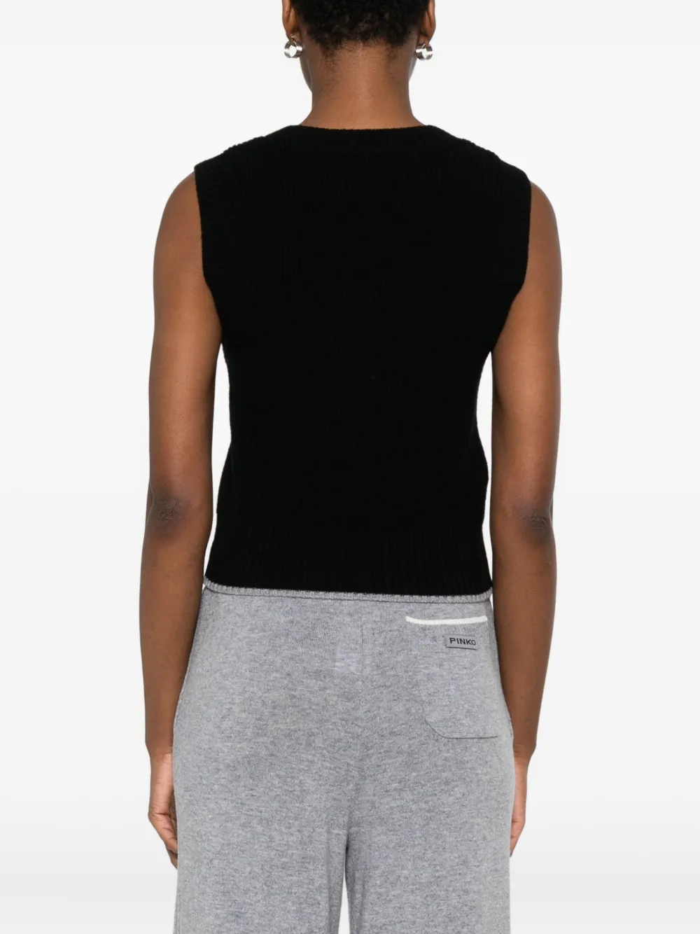 PINKO Spencer met V-hals Zwart