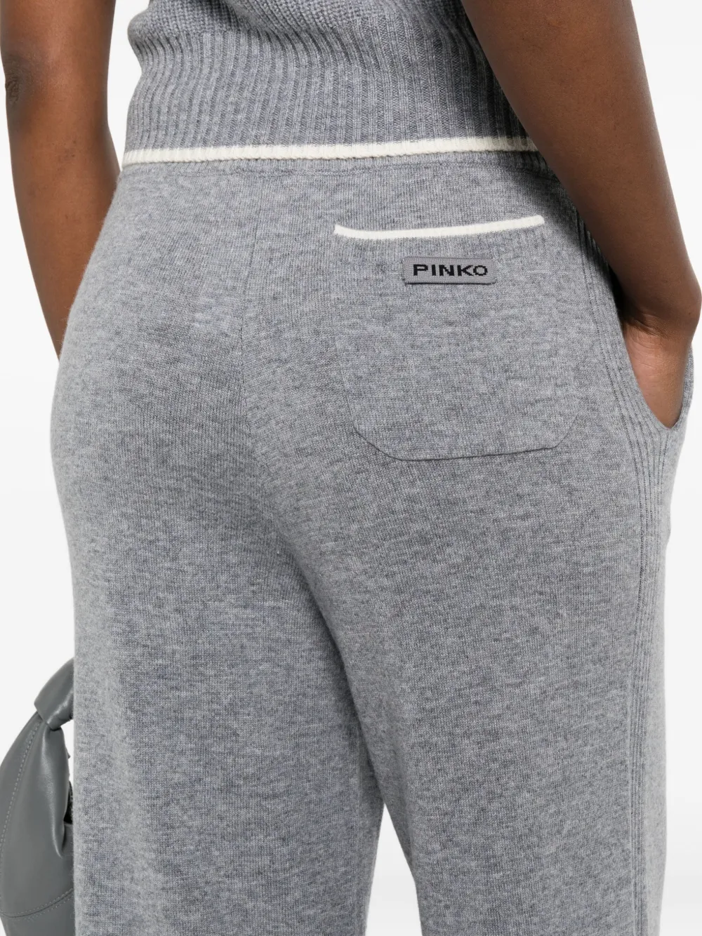 PINKO Broek met trekkoord Grijs