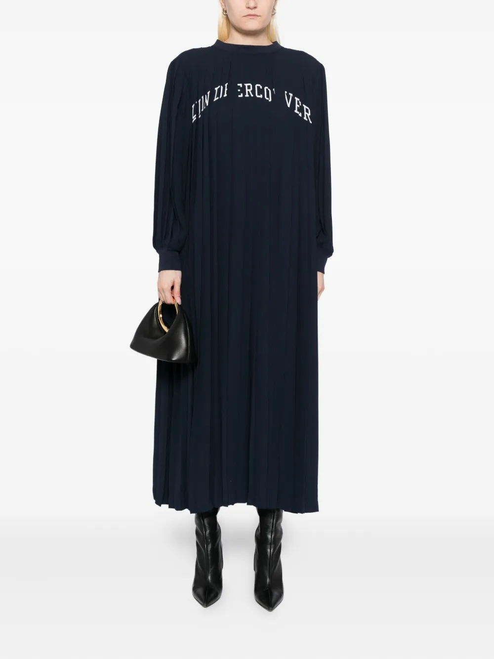 Undercover Geplooide jurk - Blauw