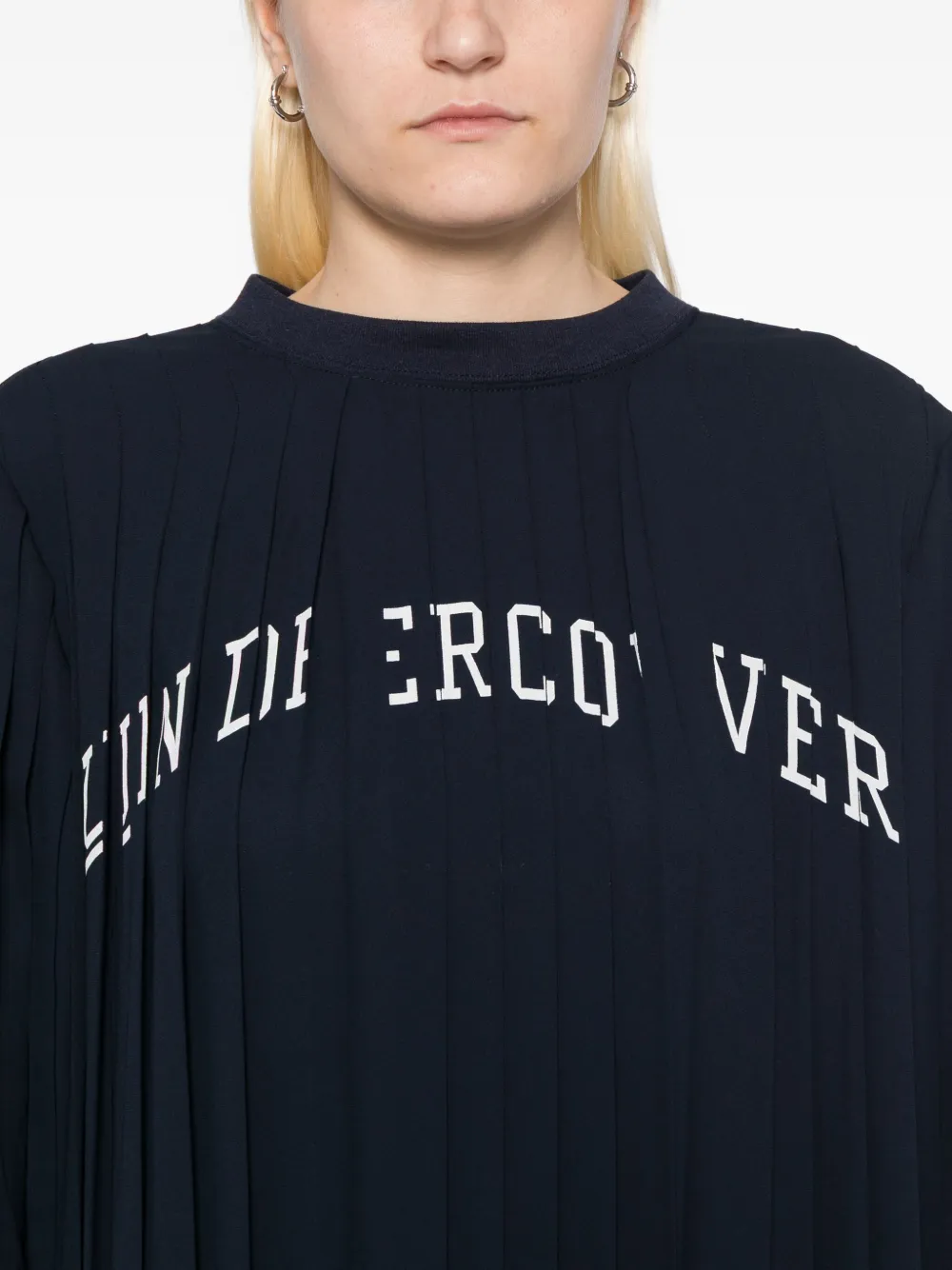 Undercover Geplooide jurk Blauw