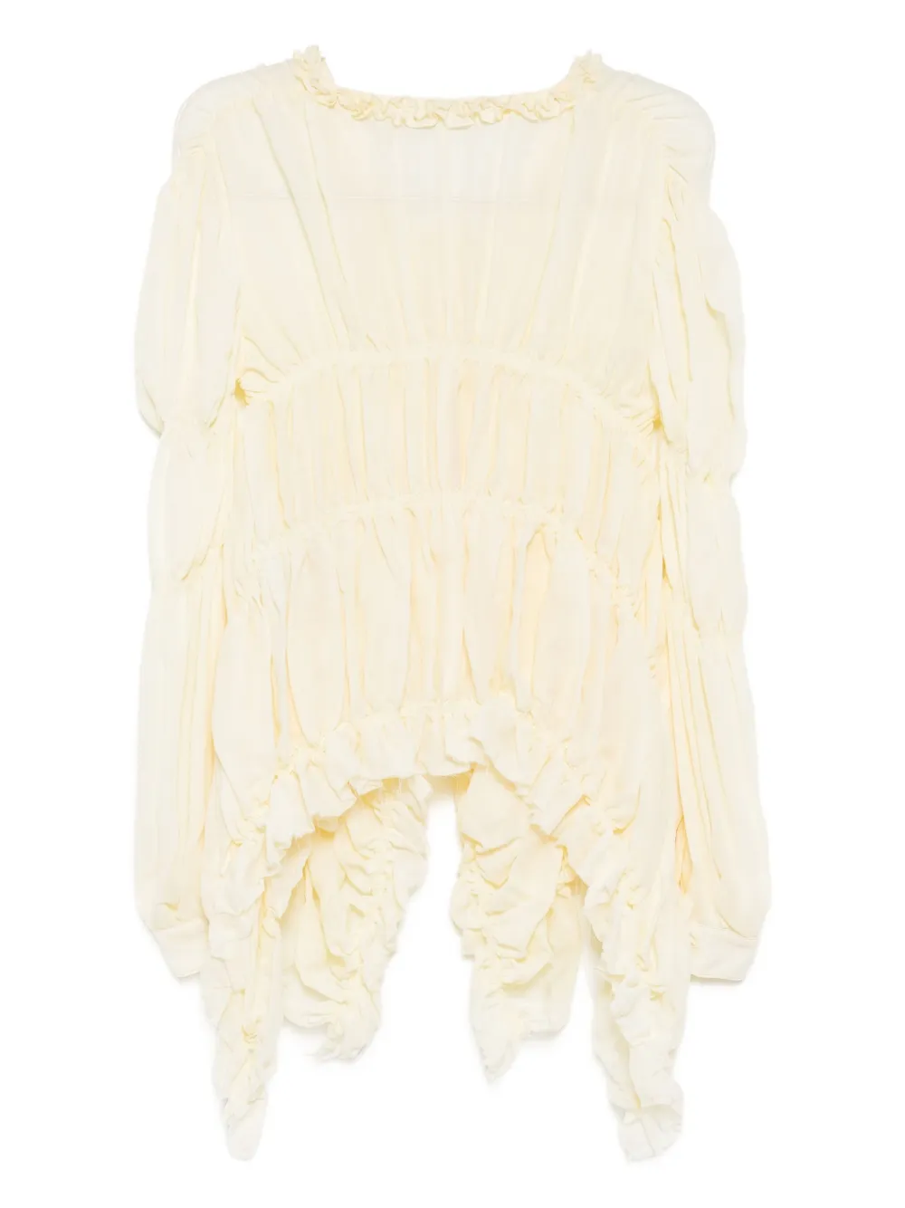 Rokh ^ chiffon top - Beige