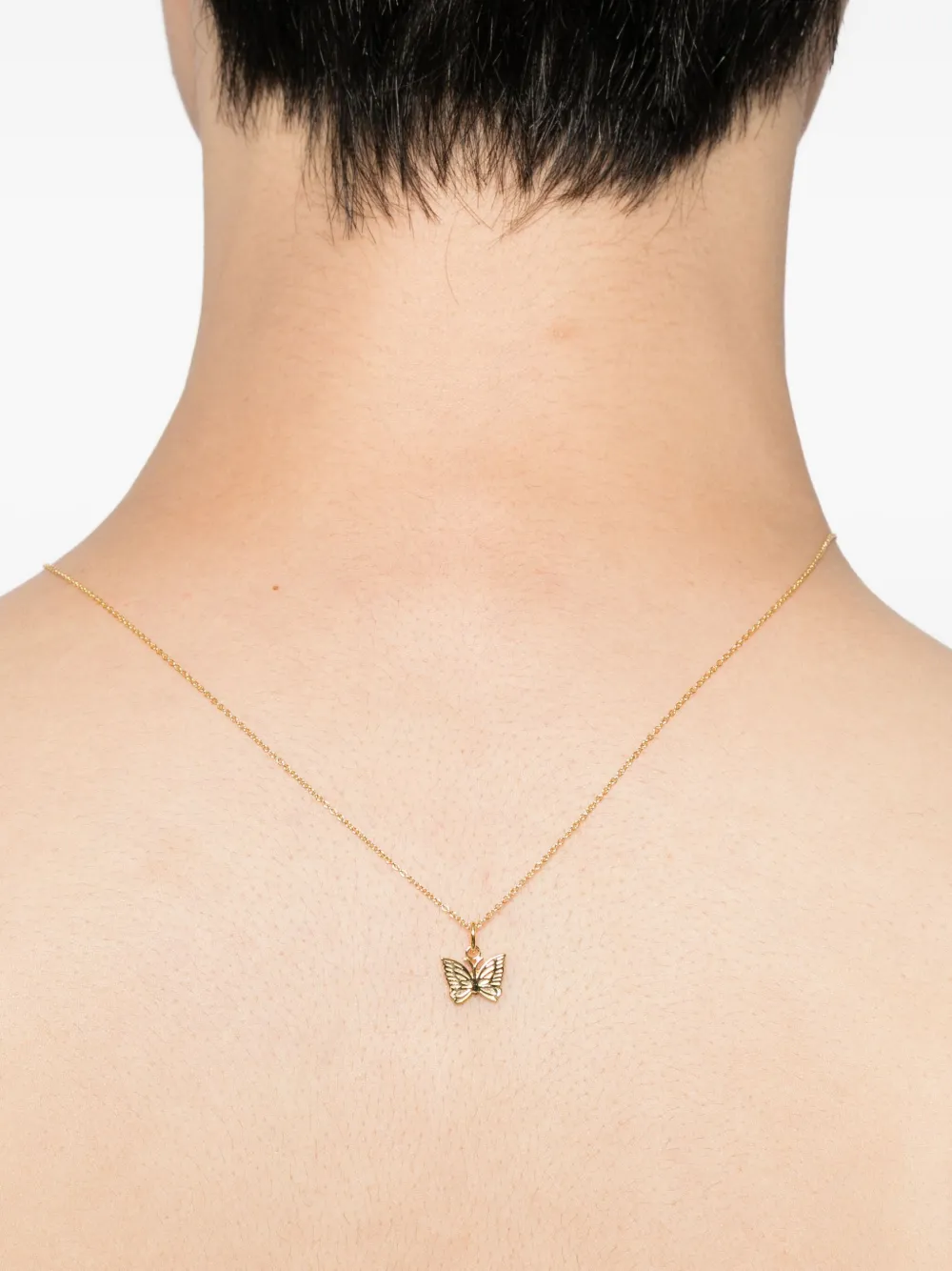 Needles Papillon Necklace In Gold