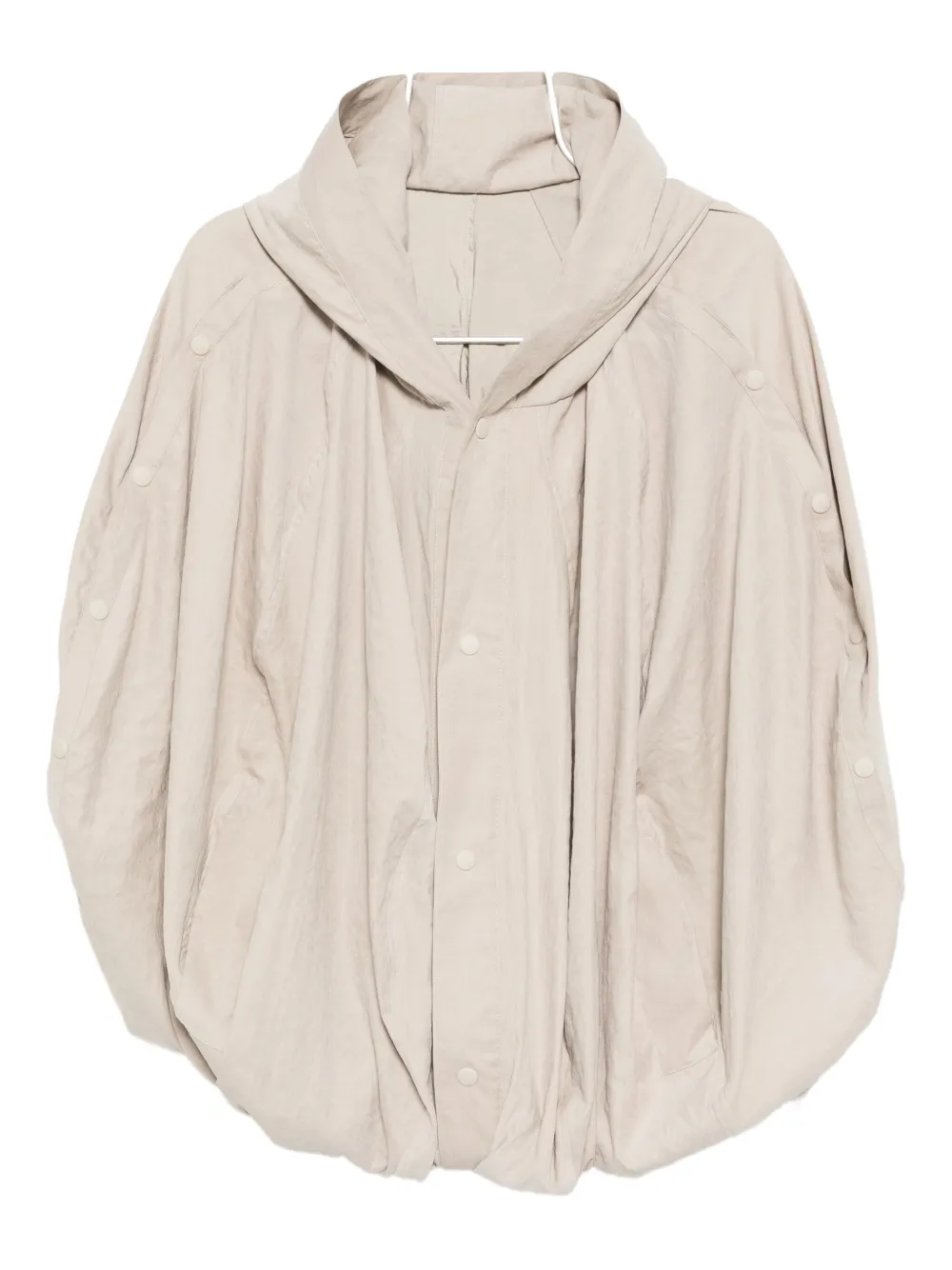 JiyongKim hooded balloon jacket | Neutrals | Image 1