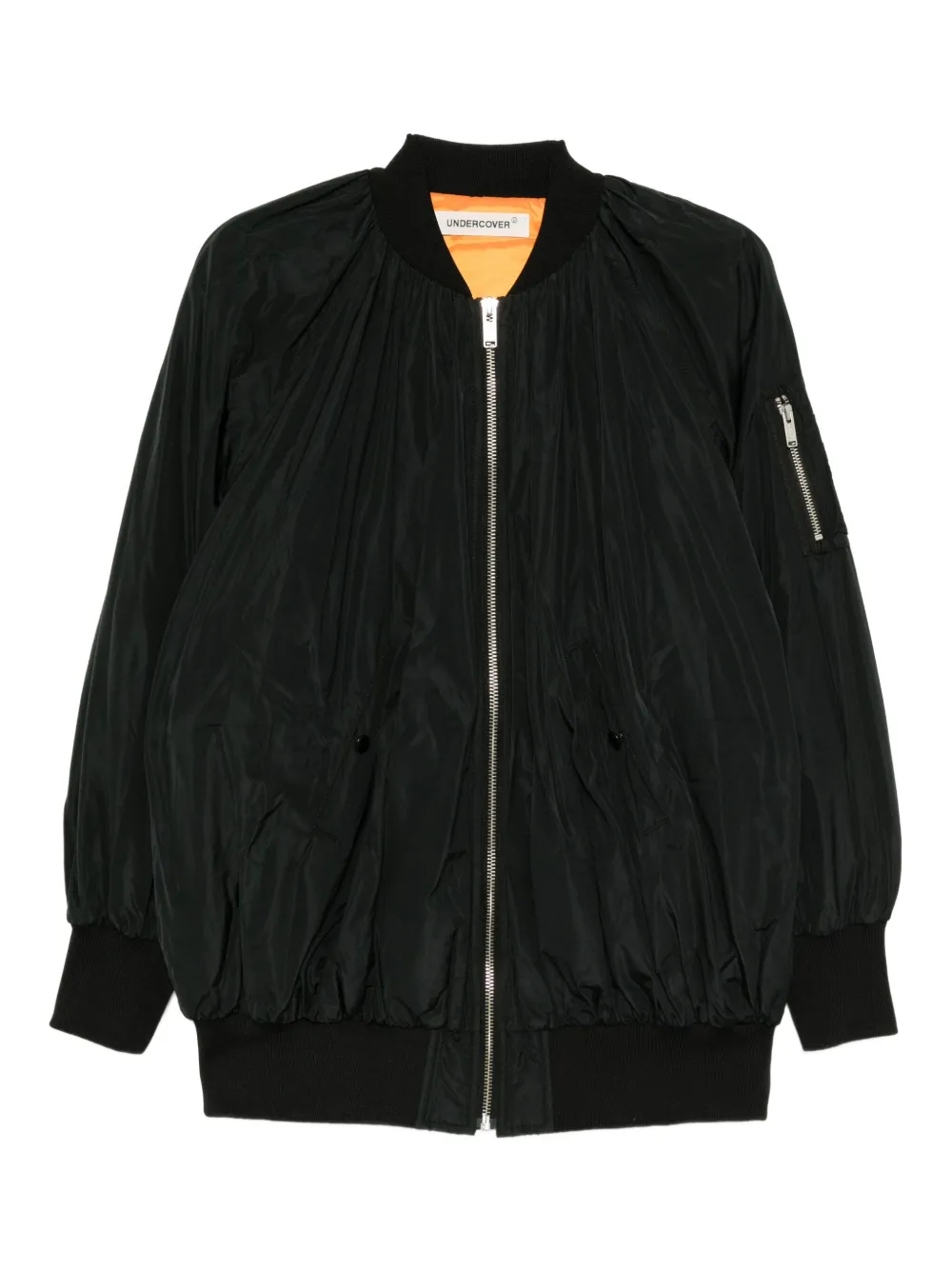 Undercover drape MA-1 jacket | Black | Image 1