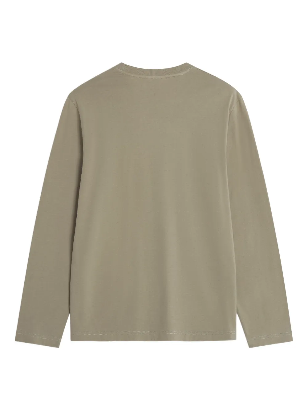 Maison Kitsuné Fox-head Long-sleeve T-shirt In Green