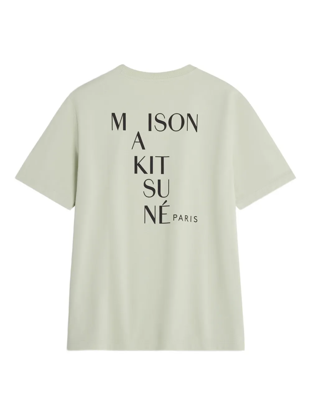 Maison Kitsuné Katoenen T-shirt Groen