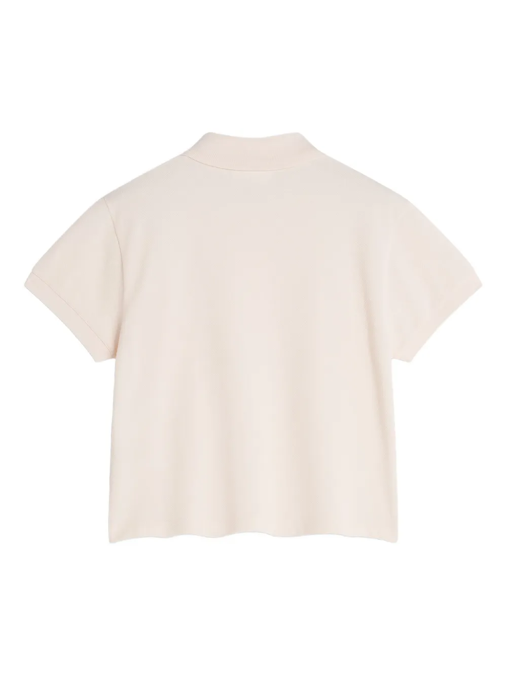 Maison Kitsuné Katoenen poloshirt met geborduurde vos Wit