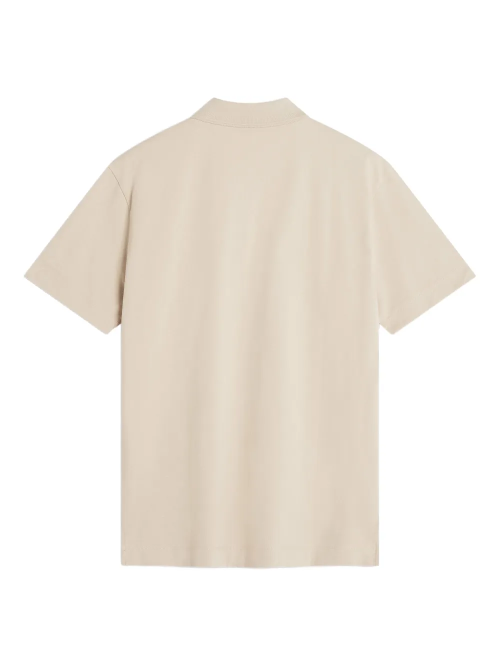 Maison Kitsuné Fox-embroidered Polo Shirt In Neutral